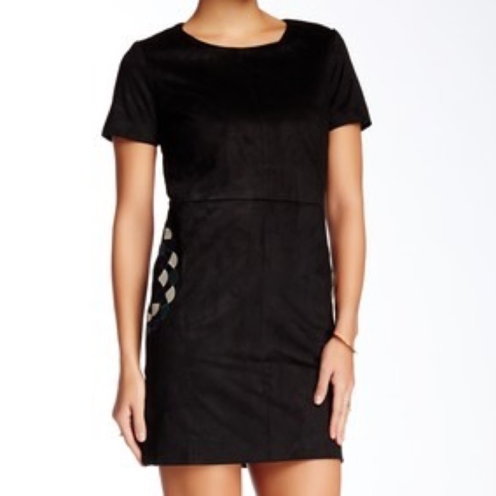 SOLD! NWT Allison Collection Embroider SuedeDress